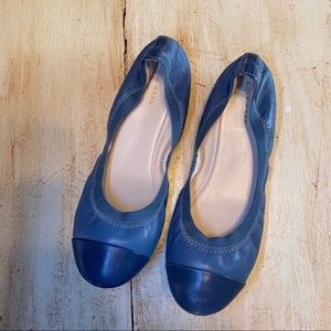 Cole Haan Blue Ballet Flats